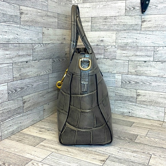 Dooney & bourke structured Amelia tote croc embossed EUC 9.8/10 π₯π€·π½ββοΈπ½π―β€οΈ - Picture 5 of 13